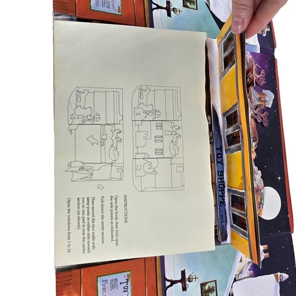 Victorian Advent Pop UP Book Christmas Holiday Thomas Nelson Regency 1993 VTG - Picture 10 of 16